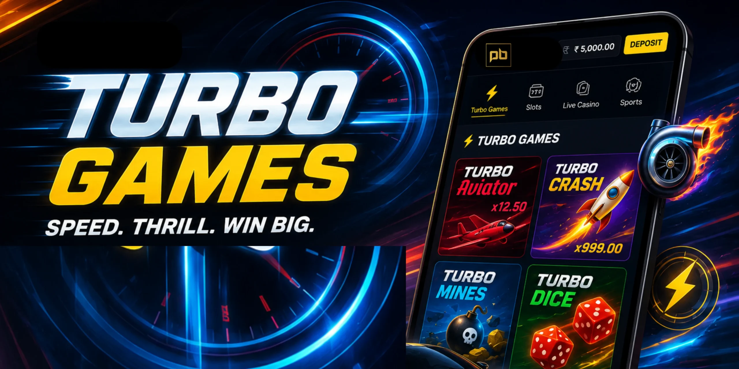 Turbo Games PB77: Play Online Crash Games in India